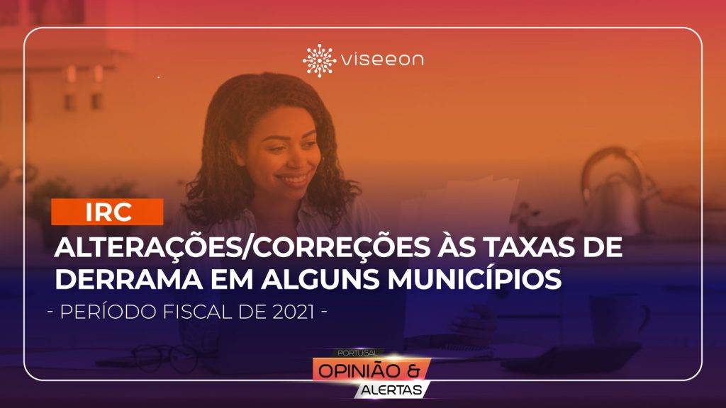 Aleraçõess/correções às taxas de derrama em alguns municipios